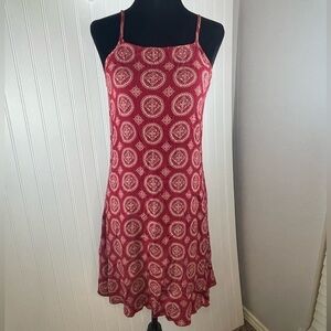 satin ruffle dress Redd